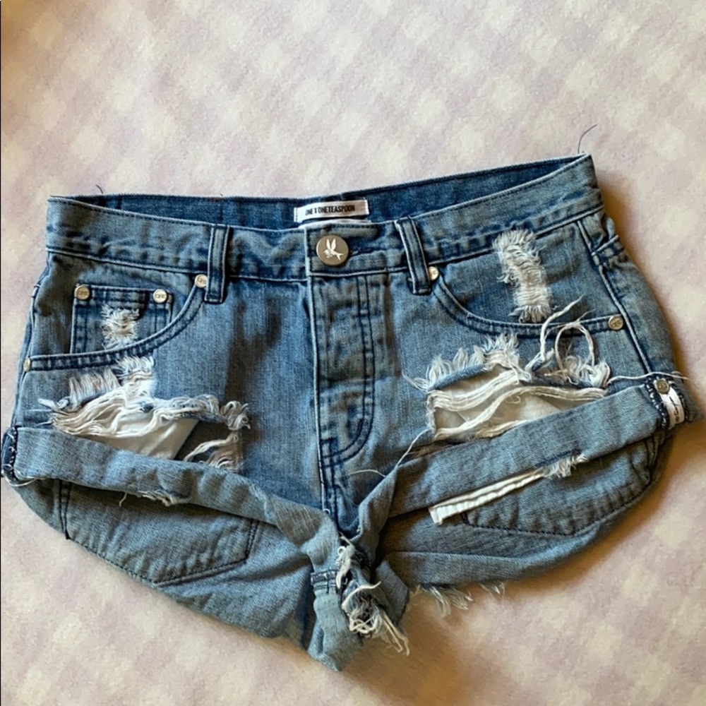 One Teaspoon Denim Shorts